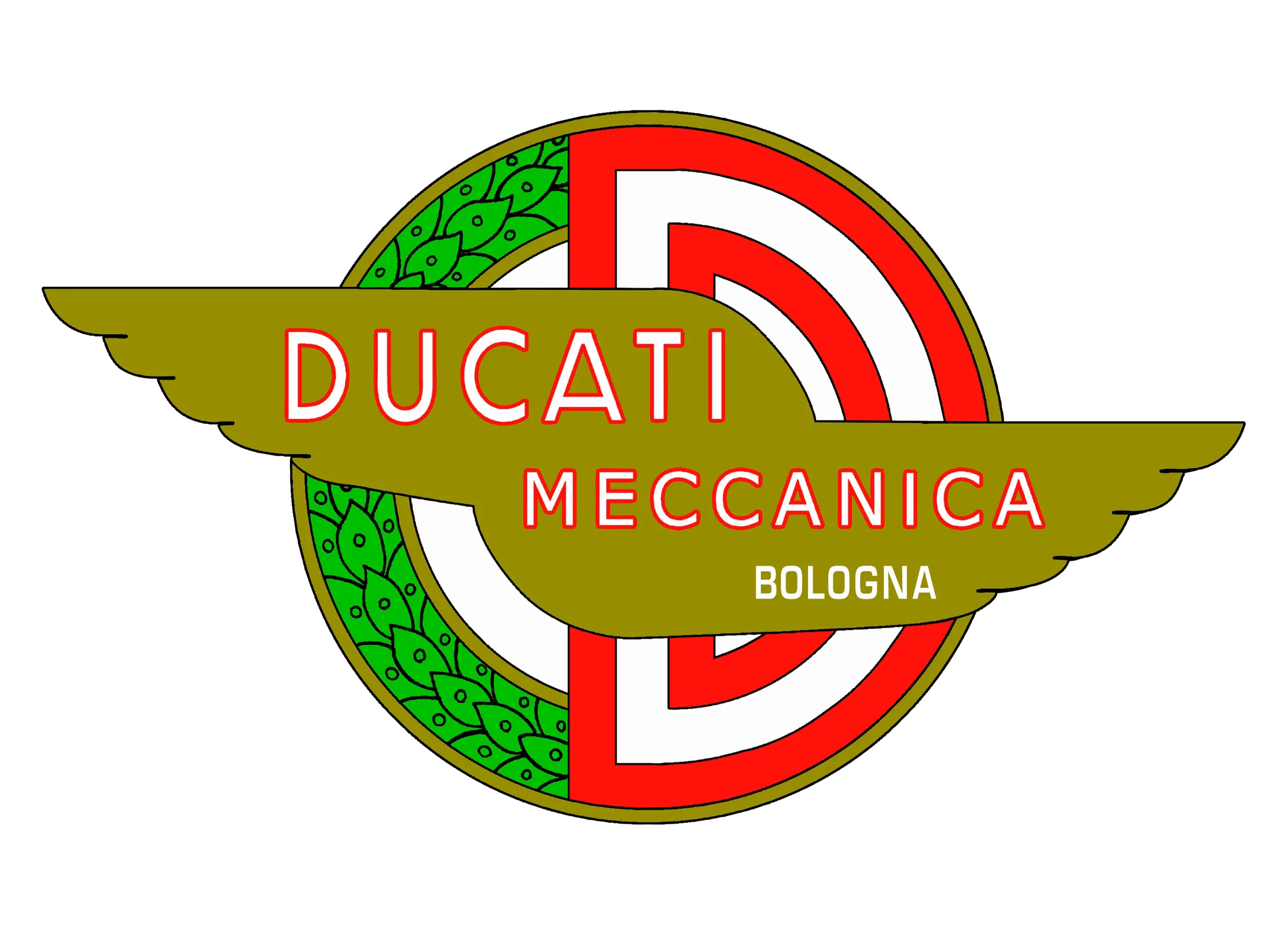 Ducati logo 1958-1959