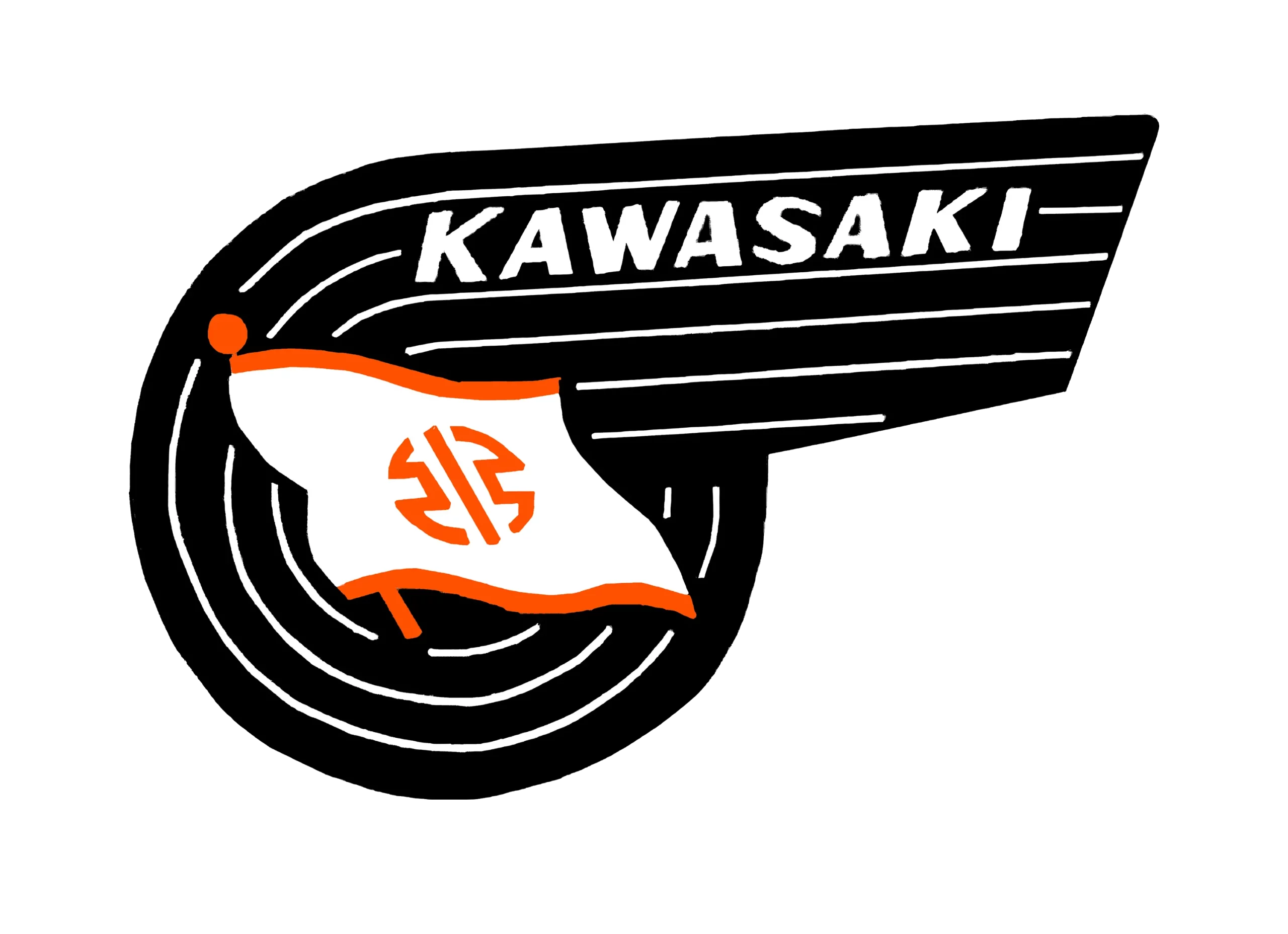 Kawasaki logo 1961-1967